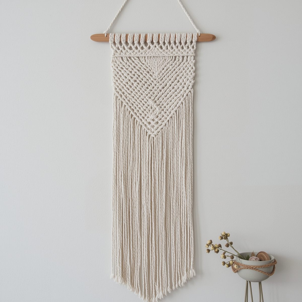 Linen décor piece